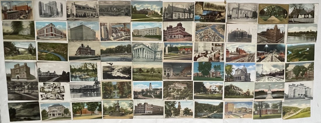 Large Group of 103 Sight-Seeing Postcards. (1 of 4)