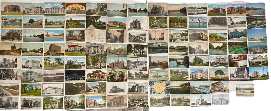 Large Group of 103 Sight-Seeing Postcards. (1 of 2)