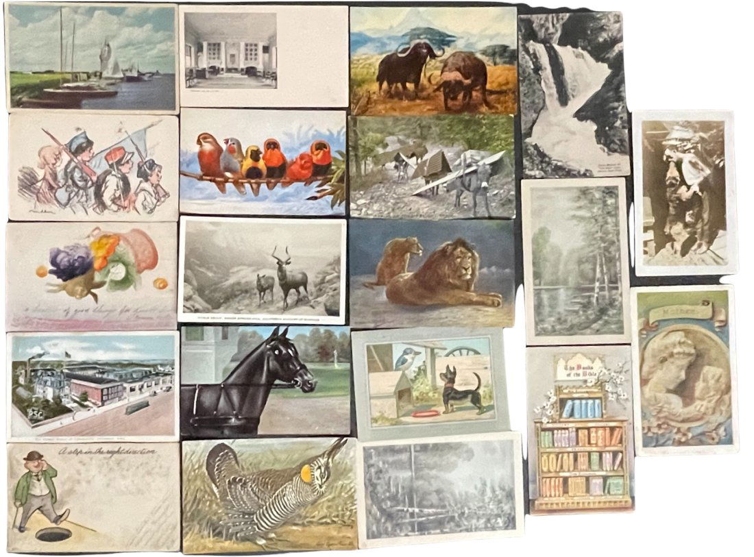 Collection of 20 Early Mixed Theme Postcards (1 of 2)