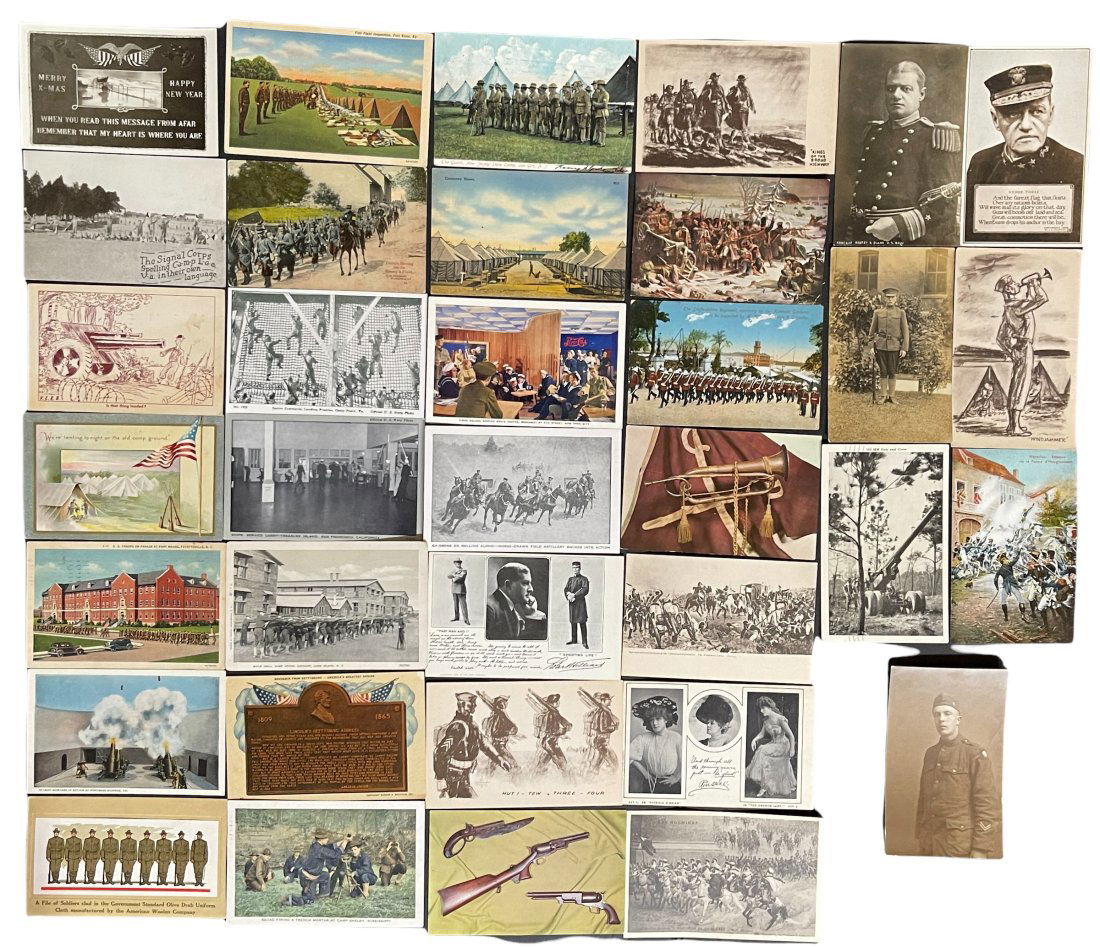 Collection of 35 Early Postcards - 2 Theatrical Cards. (1 of 2)