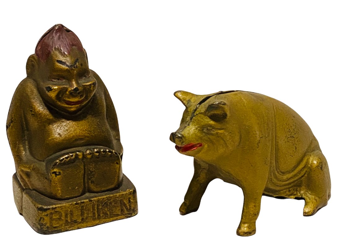 Two Cast Iron Still Banks by A. C. Williams of Ohio (1 of 1)