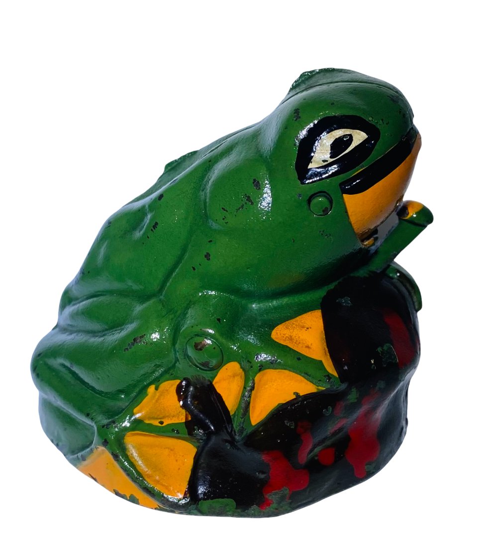 Frog on Rock Mechanical Bank - By Kilgore Mfg. (1 of 2)