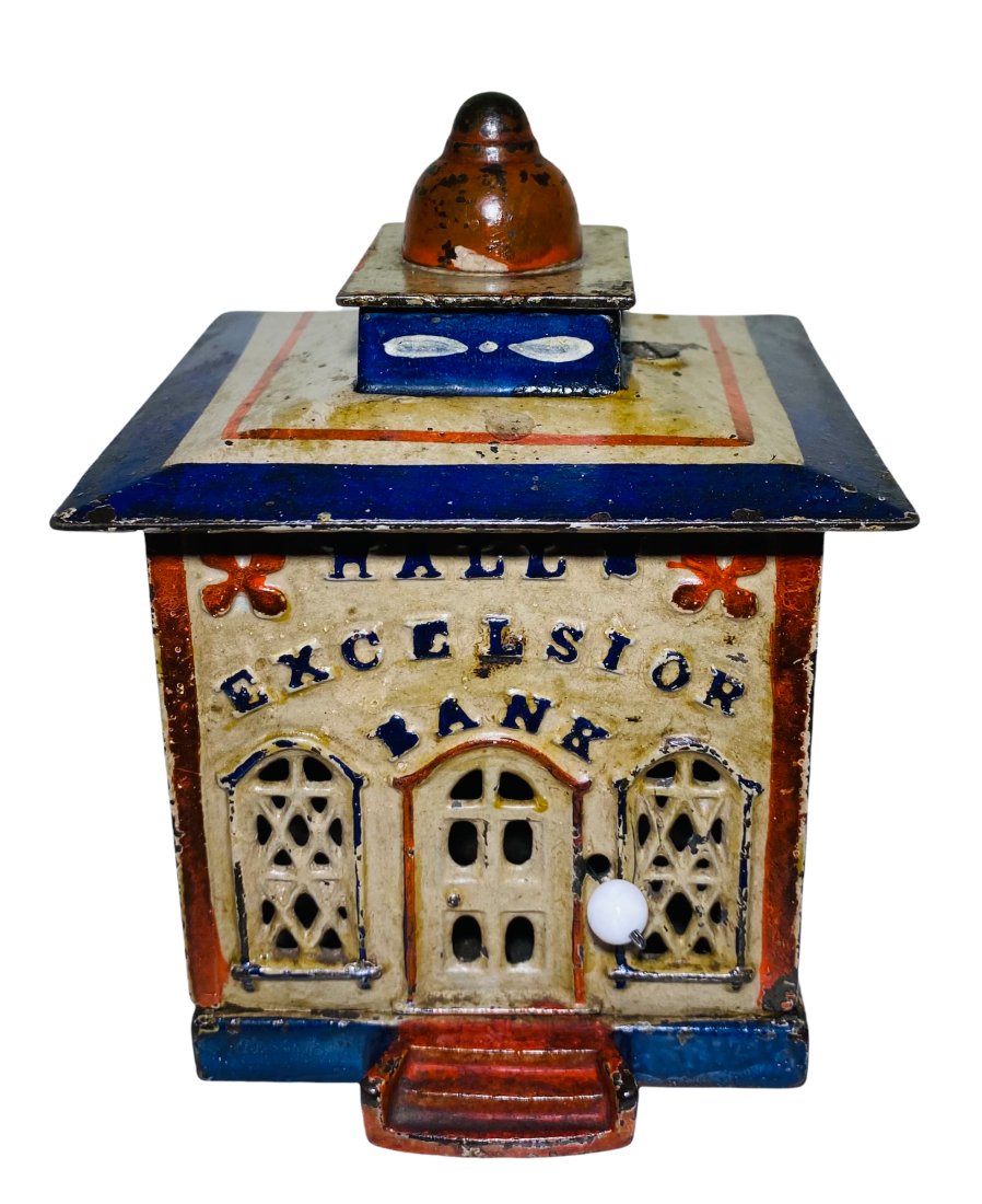 Hall's Excelsior Mechanical Bank - By J. & E. Stevens (1 of 3)