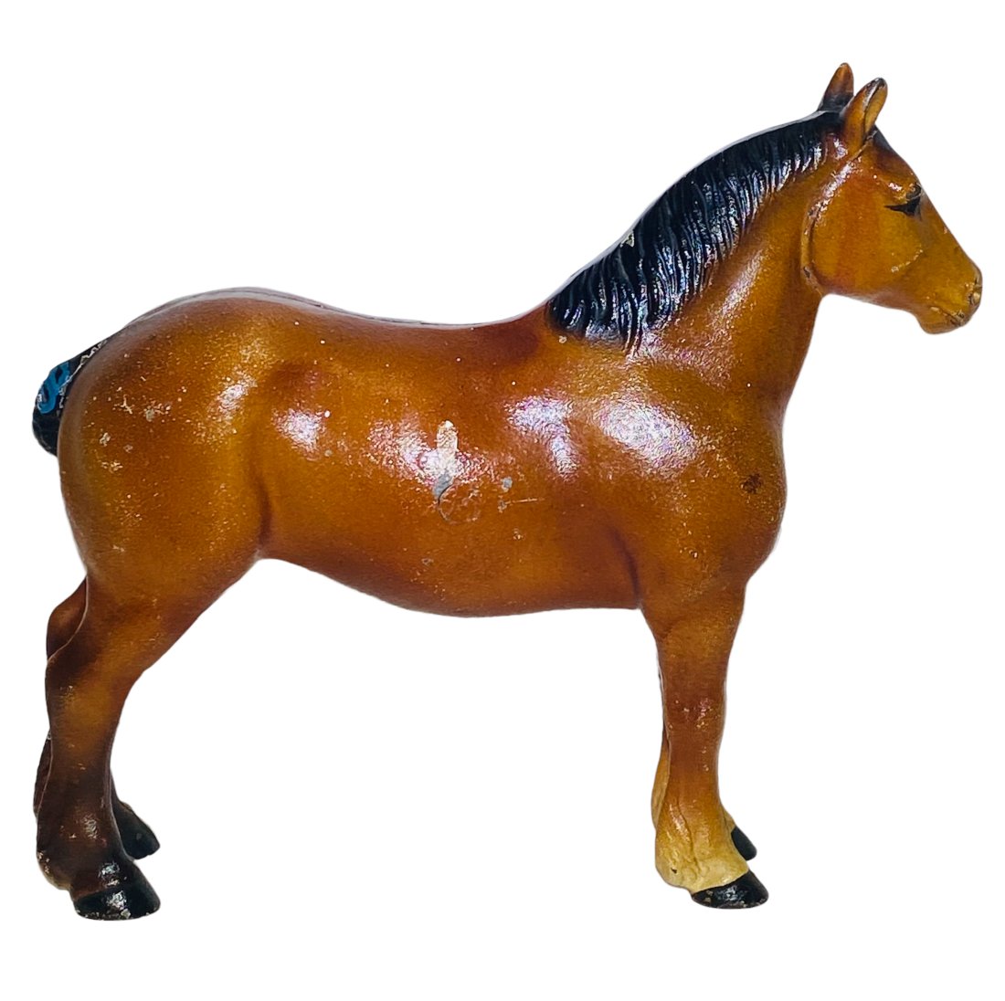 Unusual Cast Iron Workhorse Door Stop by Hubley Mfg. (1 of 2)