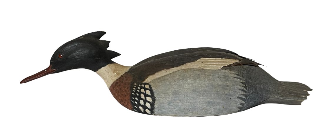 Pair of Fred Hirsch Merganser Decoys - Eastern US Shore (1 of 8)
