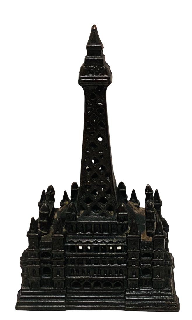 English Cast Iron Blackpool Tower Still Bank (1 of 1)