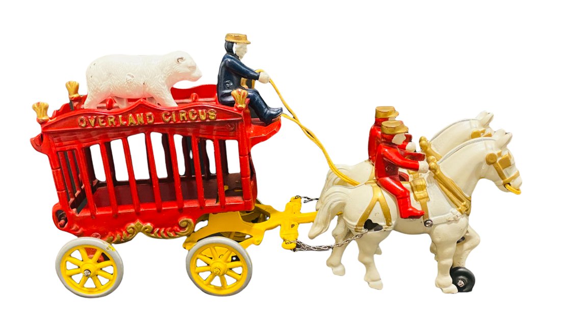 Cast Iron Polar Bear Menagerie Cage - Kenton Toys (1 of 2)