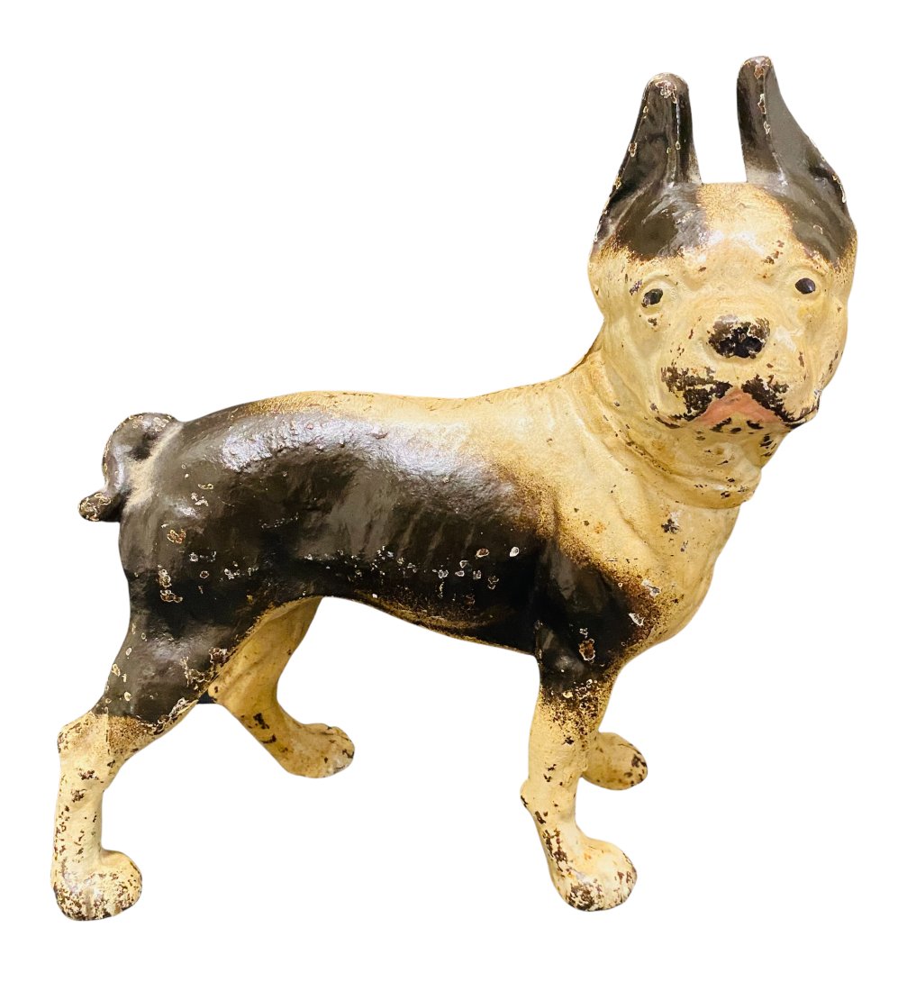 Cast Iron Boxer Door Stop made by Hubley Mfg. (1 of 2)