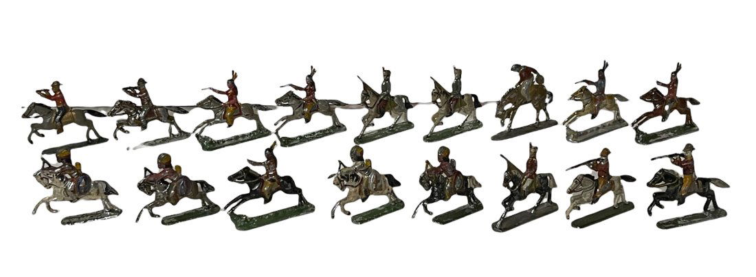 Seventeen German Cast Lead Flat Cowboys & Indians (1 of 2)
