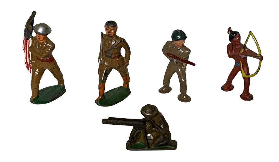 Group of Five American Dimestore Figures - 1930's (1 of 2)