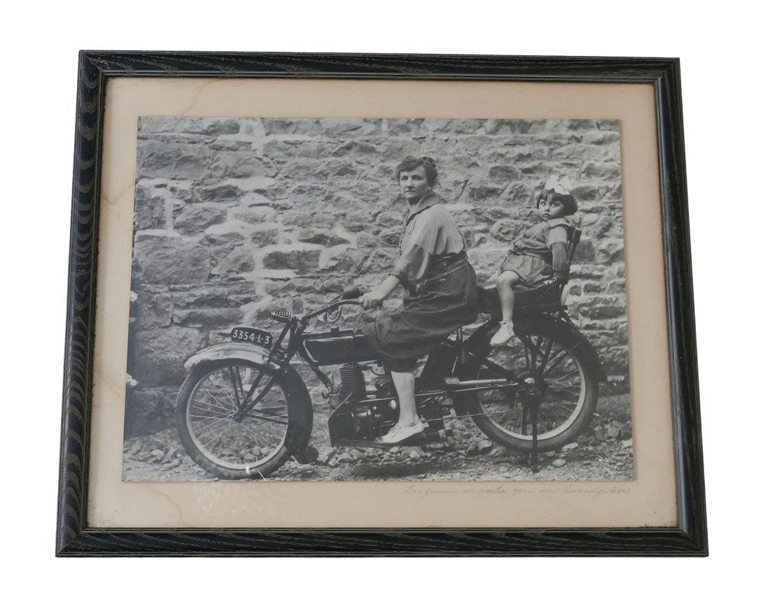 Photo Of Woman On Motorcycle - France Emancipation (1 of 3)