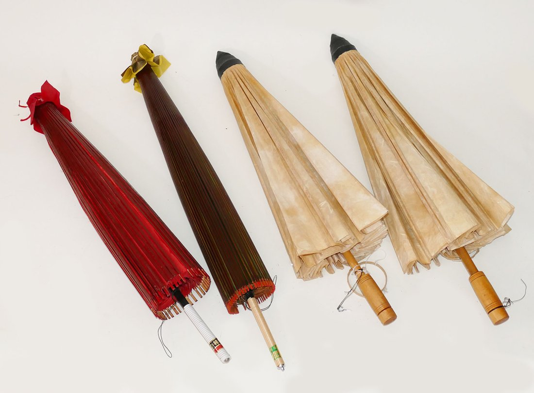 4 Different Japanese Parasols / Umbrellas (1 of 6)