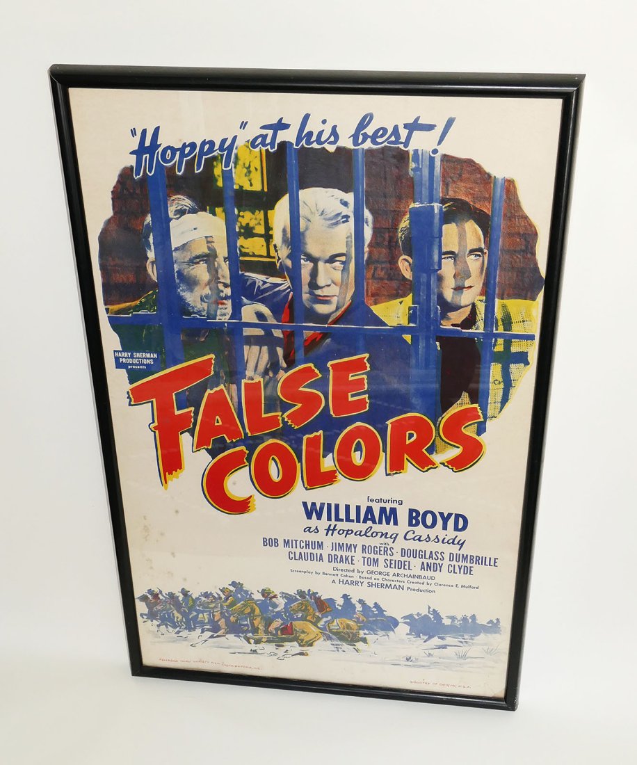 False Colors (1943) Western Movie Original One-Sheet Poster (1 of 4)