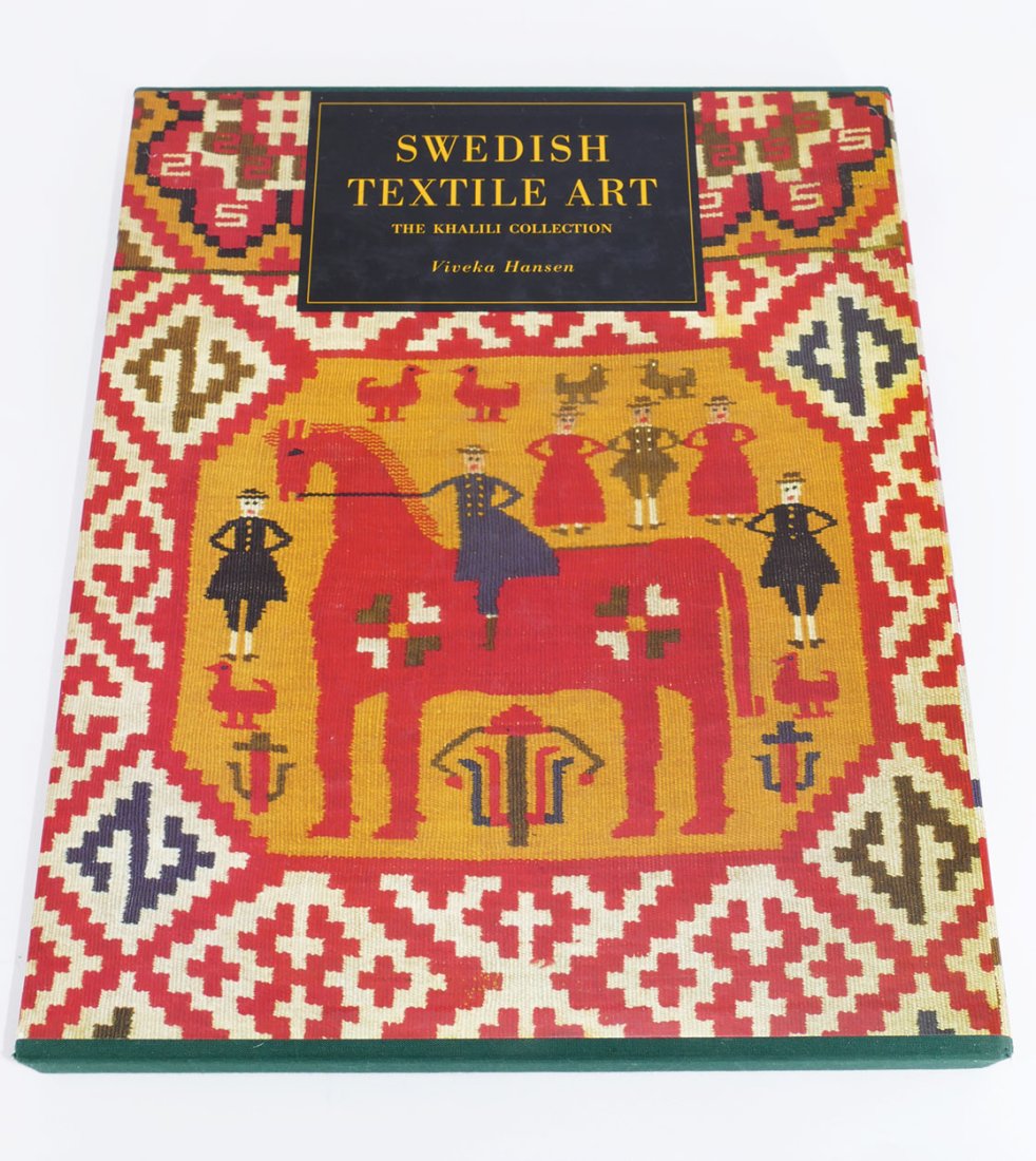 Book - Swedish Textile Art - The Khalili Collection: Book - Swedish Textile Art: Traditional Marriage Weavings from Scania From The Khalili Collection. Viveka Hansen. Hardcover with Slipcase. 248 Pages. In Very Good Condition. For almost a hundred year