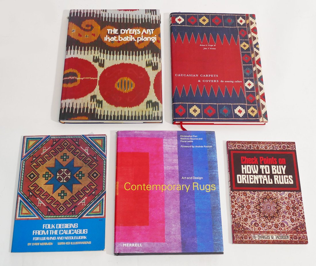 5 Books On Rugs, Carpets, And Weaving (1 of 2)