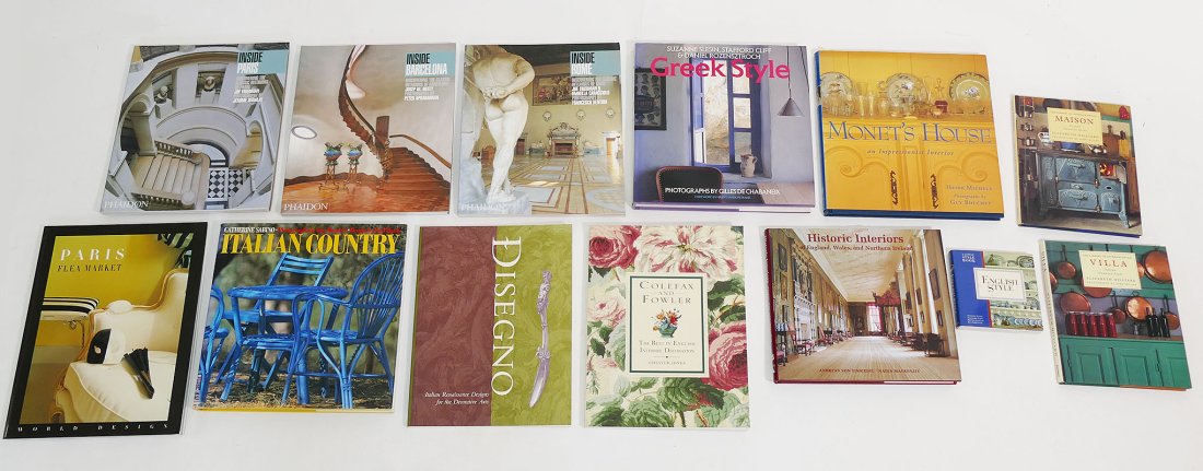 13 Books On European Residential Interiors - Italy, Spain, France, England, Etc (1 of 5)
