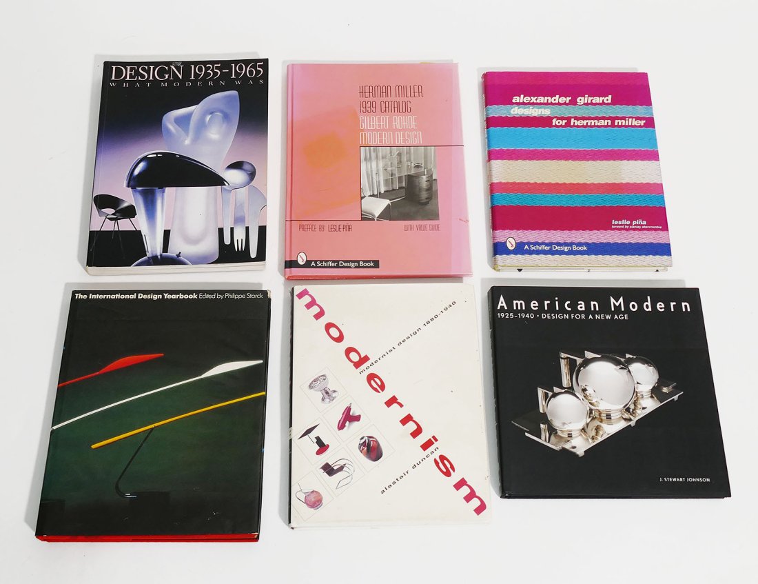 6 Books On Modern Design & Furniture - Herman Miller, Modernism, Philippe Starck (1 of 4)