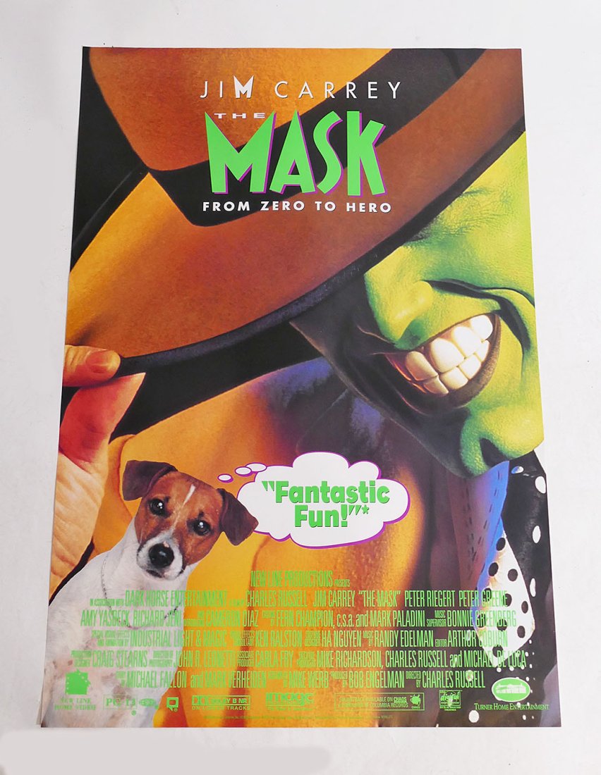 Original One-Sheet Movie/Video Poster - The Mask (1994) - Jim Carrey (1 of 1)