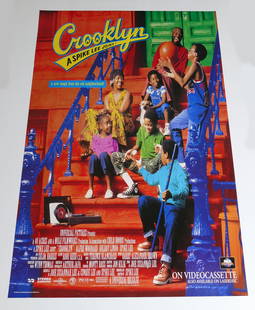 Original One-Sheet Movie/Video Poster - Crooklyn (1994) - Spike Lee: Original One-Sheet Movie/Video Poster - Crooklyn (1994) - Spike Lee. Never Displayed - In Excellent Condition. 26.75" x 39.75". Please view all photos to judge condition. Although these posters have n