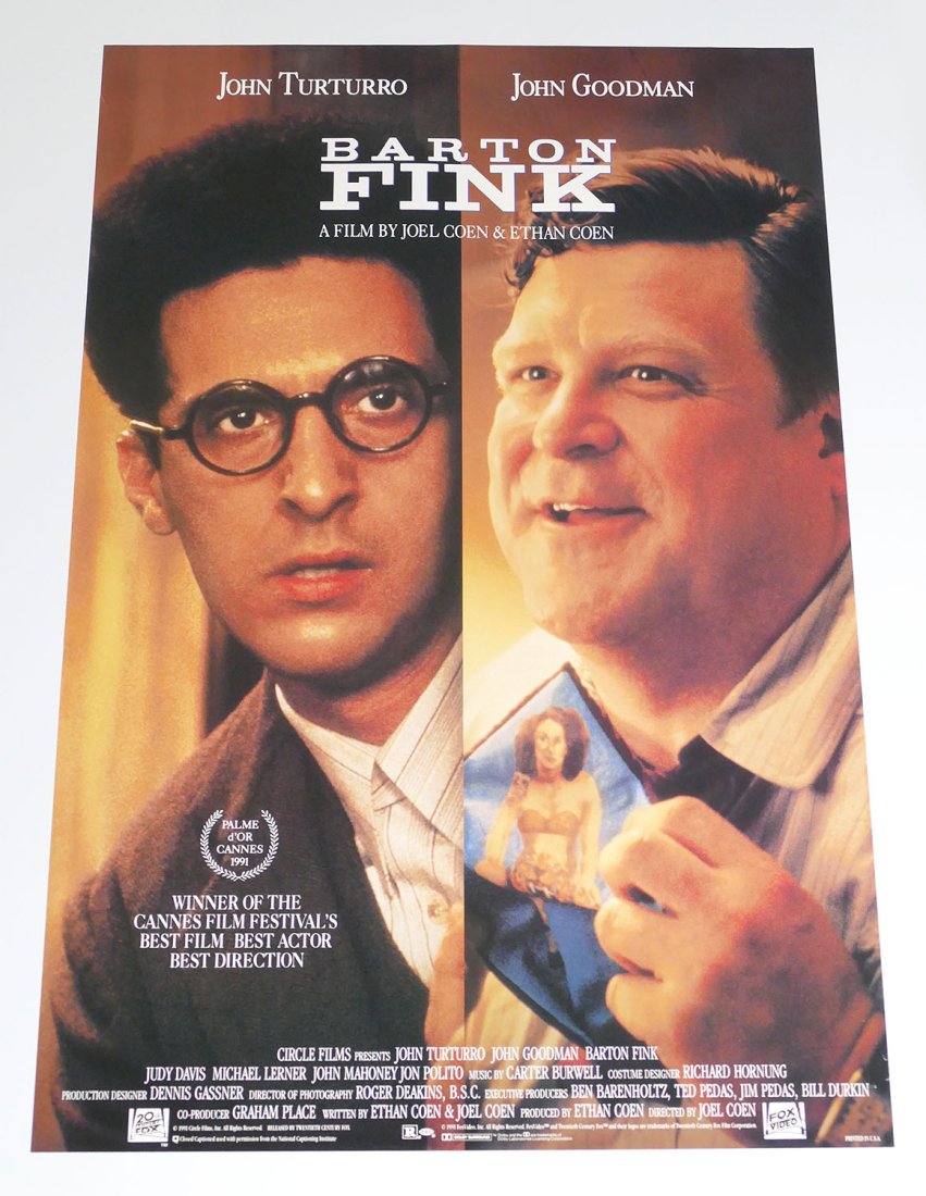 Original One-Sheet Movie/Video Poster - Barton Fink (1991) - John Turturro, John Goodman (1 of 1)