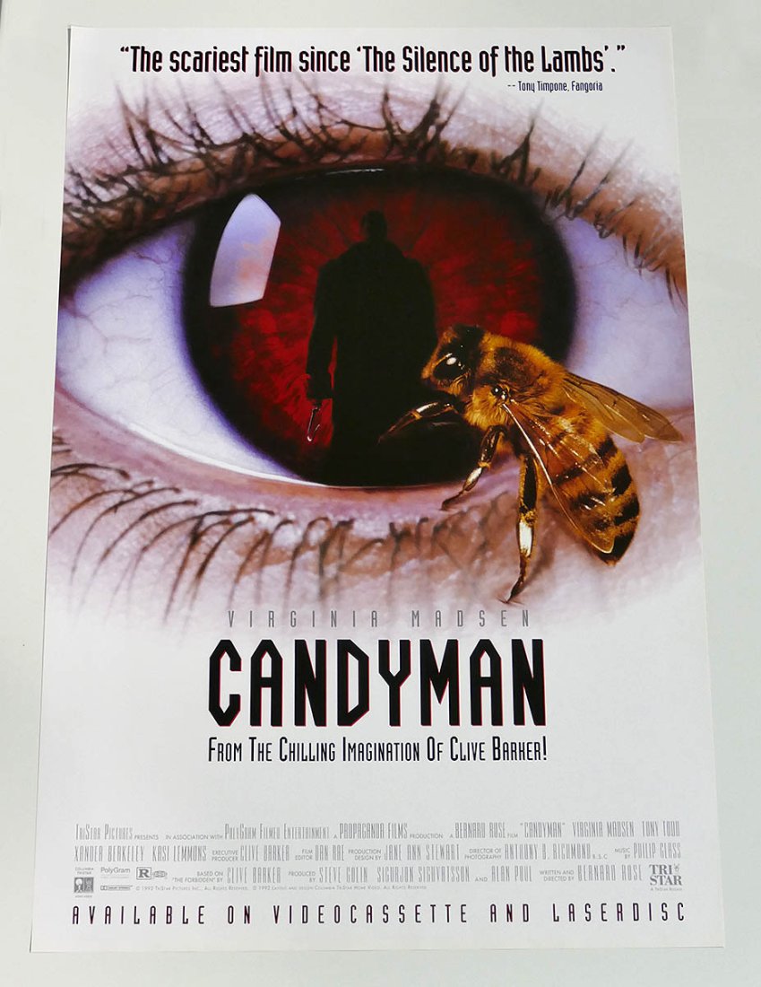 Original One-Sheet Movie/Video Poster - Candyman (1992) - Virginia Madsen - Clive Barker (1 of 1)