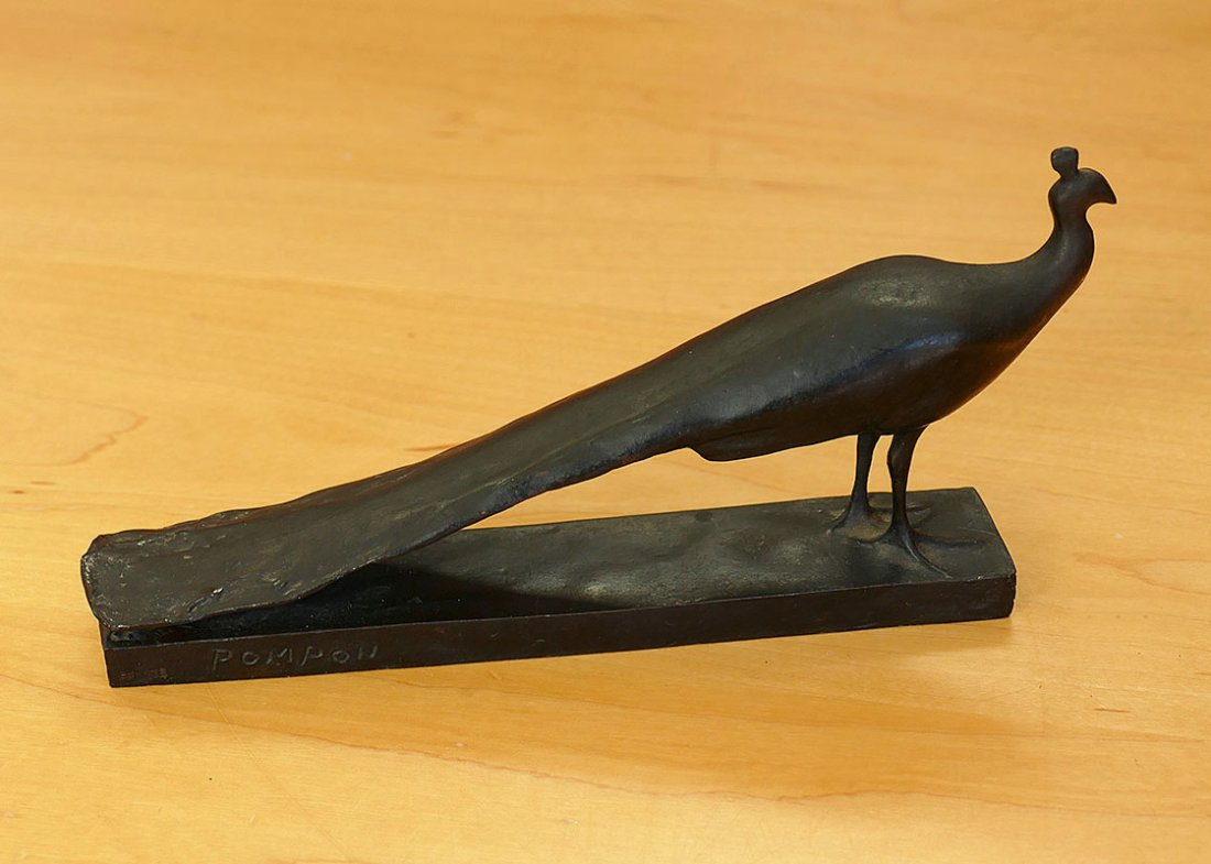 Francois Pompon (1855-1933) Bronze Sculpture - Paon (1 of 7)