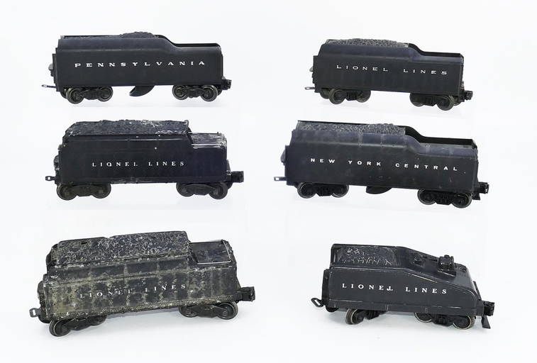 6 Lionel Postwar Tenders