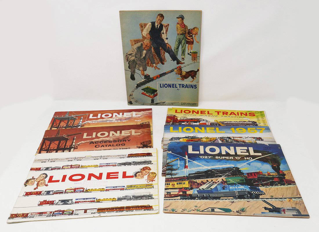 Original Lionel Train Catalogs (1955, 1956, 1957, 1958, 1959) Auction