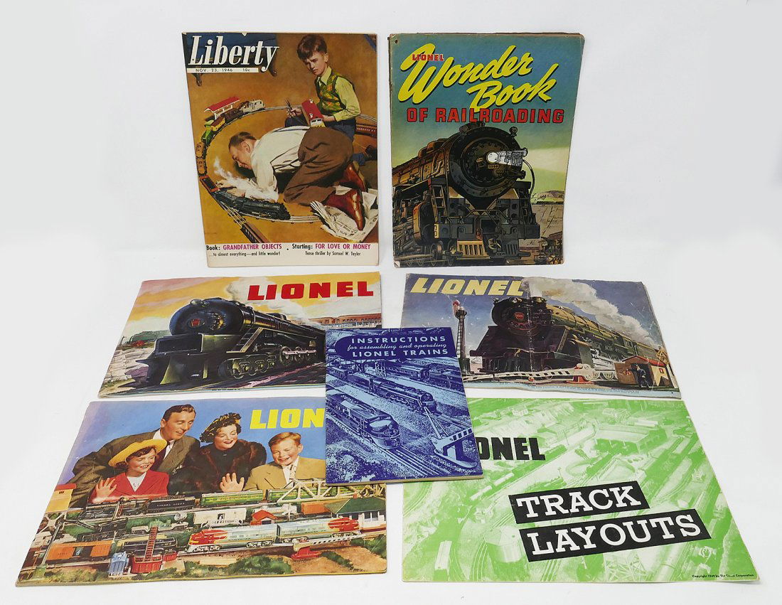 Original Lionel Train Catalogs (1943, 1946, 1947, 1948, 1949) Auction