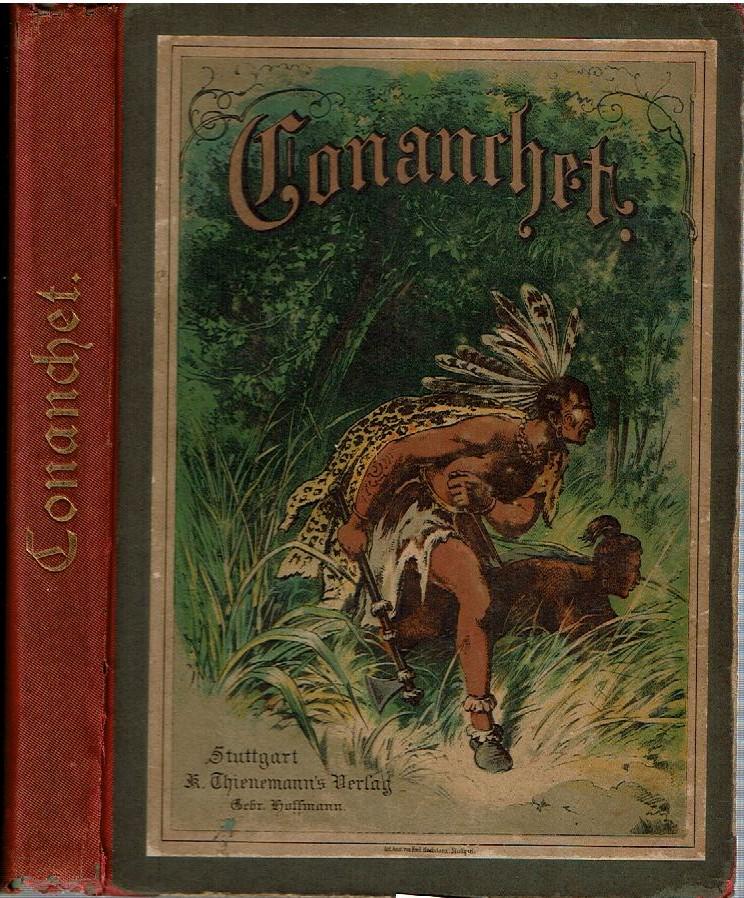 (Children's) CONANCHET James Fenimore Cooper 1886 German Juvenile (1 of 5)