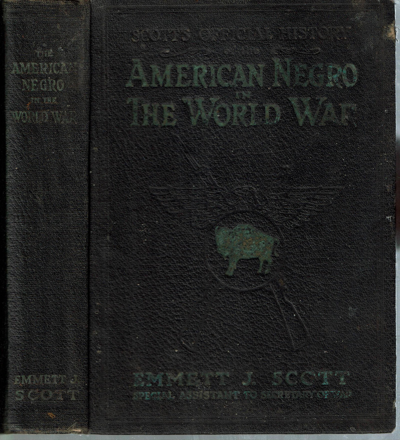 (WW1 Black Military History) AMERICAN NEGRO In WORLD WAR 1919: Scott, Emmett J; Scott's Official History of The American Negro In The World War : A Complete and Authentic Narration from Official Sources of the Participation of American Soldiers of the Negro Race 