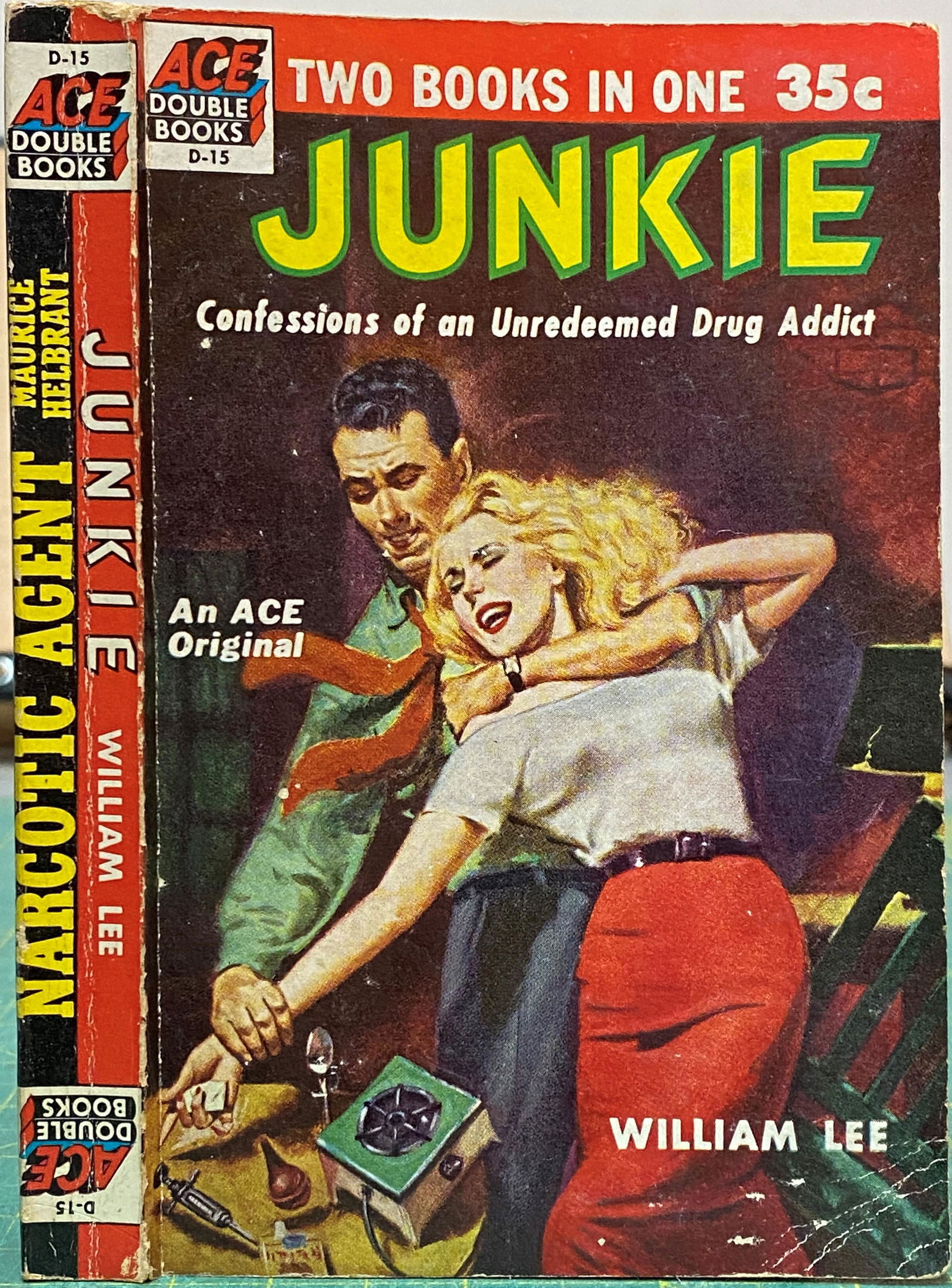 (Beat) JUNKIE William S Burroughs 1953 1st book Junky (1 of 3)