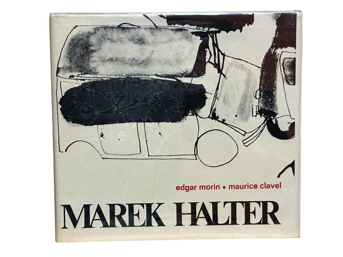 Drawings LE QUOTIDIEN 44 DESSINS Marek Halter SIGNED 1971: Halter, Marek; Maurice Clavel; Edgar Morin; Le Quotidien en 44 Dessins de Marek Halter; [Paris]: Philippe Reichenbach 1971. [50] pages. Hardcover. Art History::Artists French Language Events Of May 1