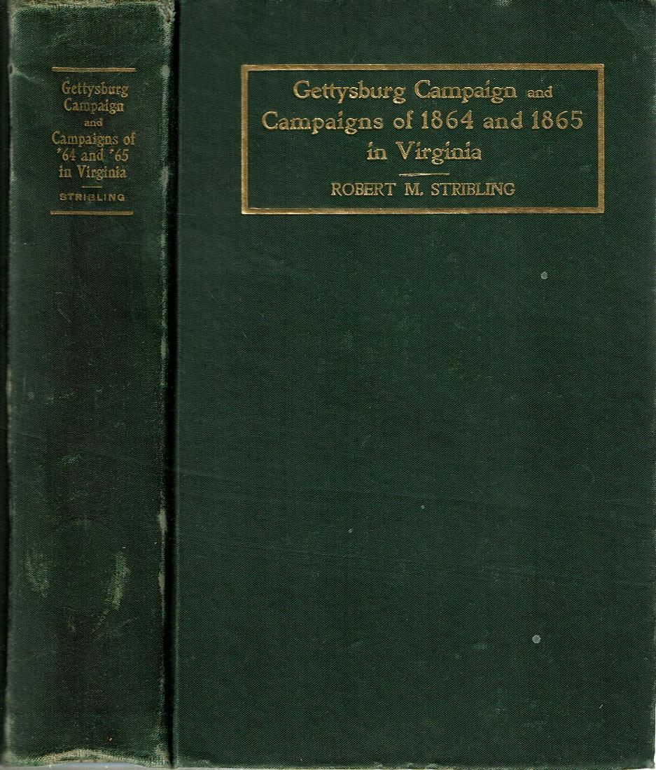 Civil War GETTYSBURG CAMPAIGN + Stribling 1905 strategy (1 of 5)