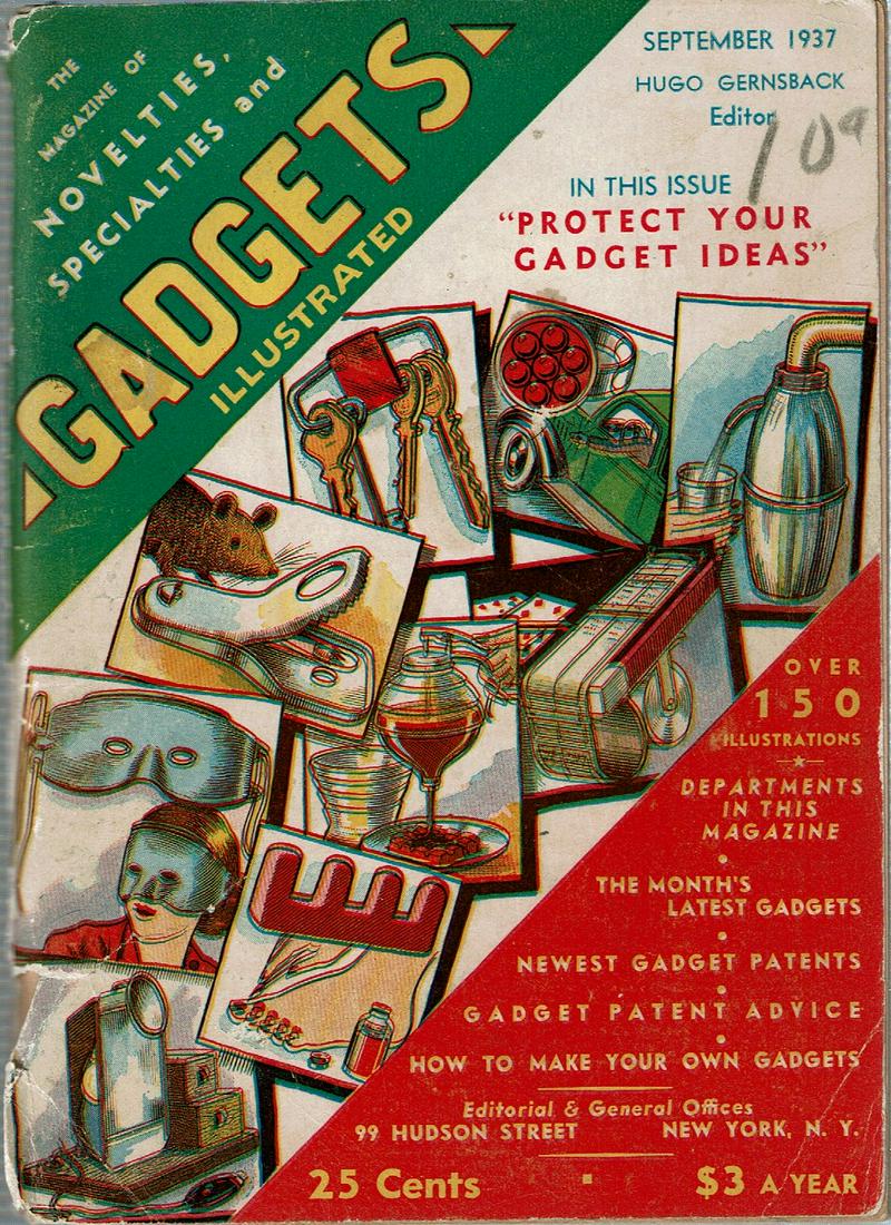 Tech GADGETS ILLUSTRATED Hugo Gernsback 1937 (1 of 9)