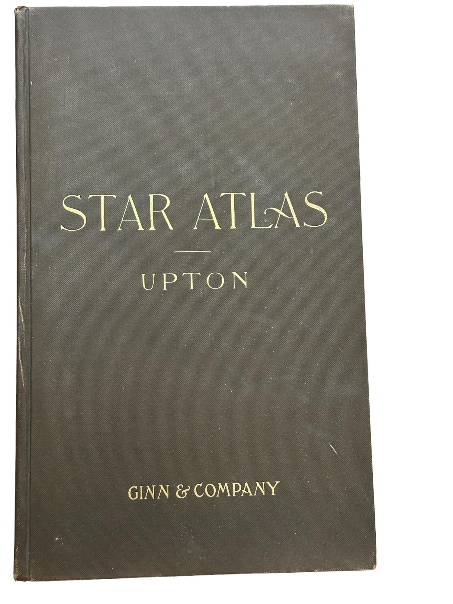 Astronomy STAR ATLAS Upton 1896 (1 of 6)