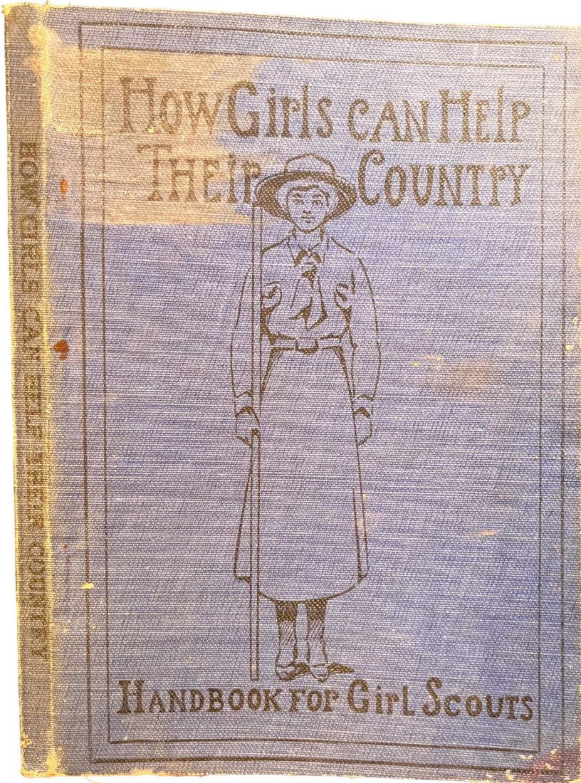 Girl Scouts Handbook HOW GIRLS CAN HELP 1917 (1 of 7)