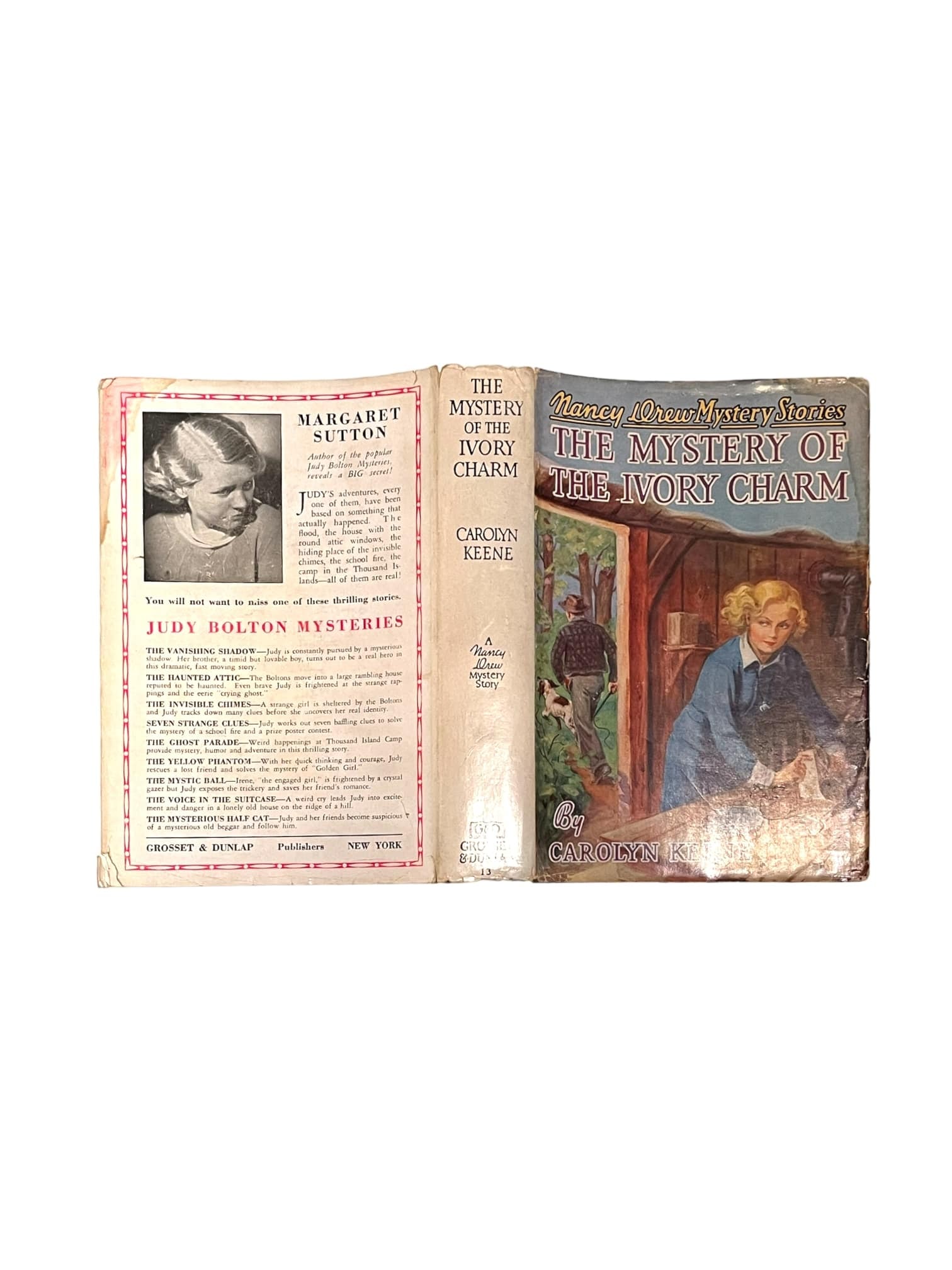 Nancy Drew MYSTERY IVORY CHARM Keene 13 dj (1 of 8)