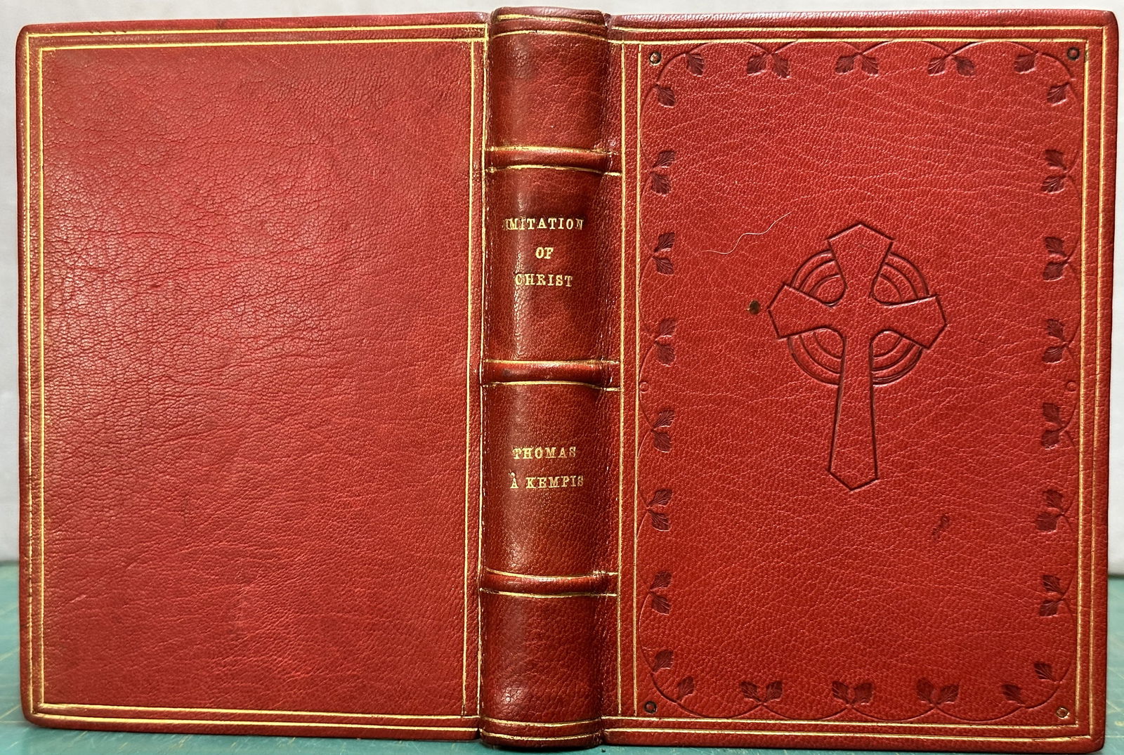 Fine Binding IMITATION OF CHRIST a Kempis 1875 (1 of 7)