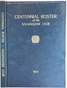 Art CENTENNIAL ROSTER Salmagundi Club 1972 NYC