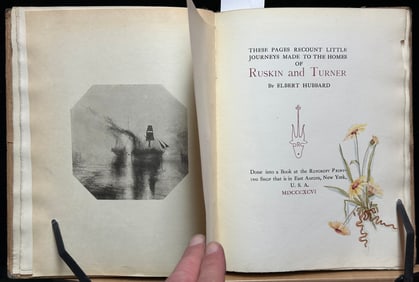 LIMITED early Roycroft LITTLE JOURNEYS RUSKIN Hubbard 1896