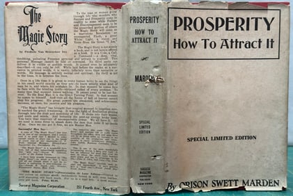Self Help PROSPERITY Marden 1924 New Thought