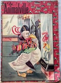 Children's IN ANIMALVILLE Eleanora Madsen 1939