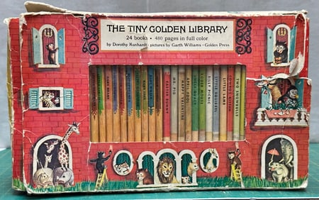 Children's TINY GOLDEN LIBRARY Kunhardt 1968 24v