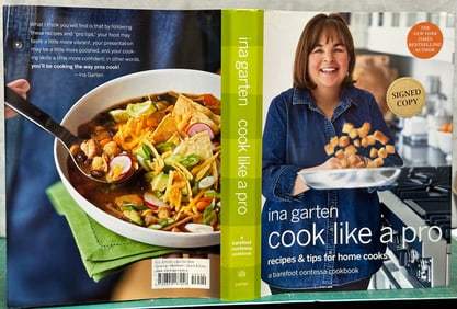 SIGNED Cookbook COOK LIKE A PRO Garten 2018 1st