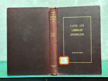 Education PAPER & CARDBOARD CONSTRUCTION Buxton 1911
