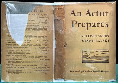 Theater Arts ACTOR PREPARES Stanislavski 1936 acting