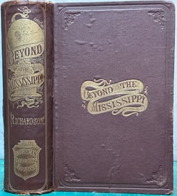 Western Americana BEYOND THE MISSISSIPPI Richardson 1867