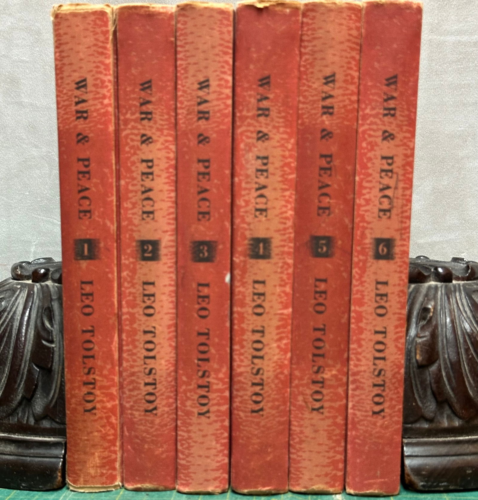 Literature WAR AND PEACE Tolstoy 1938 6v LEC (1 of 10)