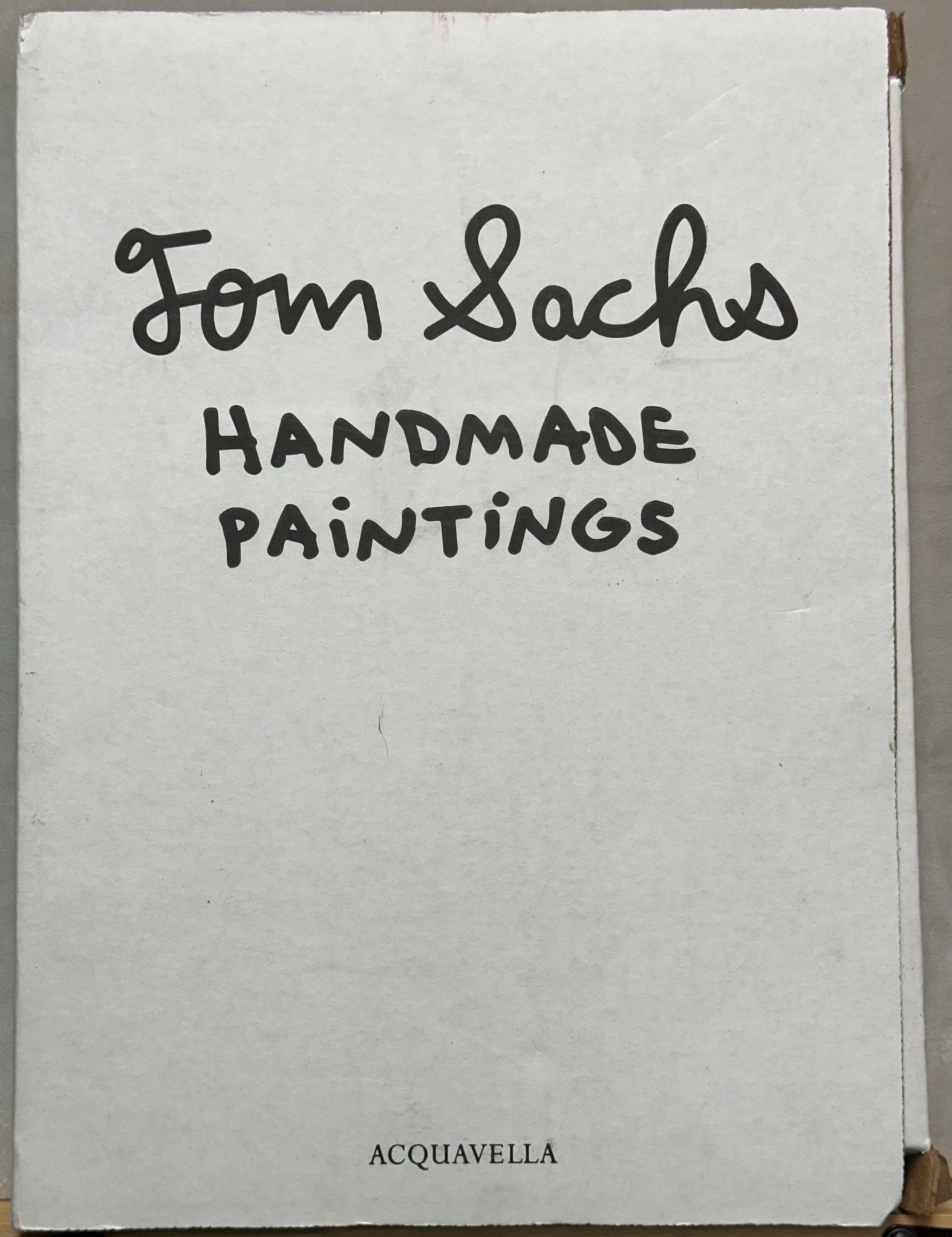 Art TOM SACHS HANDMADE PAINTINGS 2020 (1 of 11)